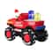 Glitzhome® 7ft. LED Lighted Santa Claus Pickup Truck Inflatable Décor